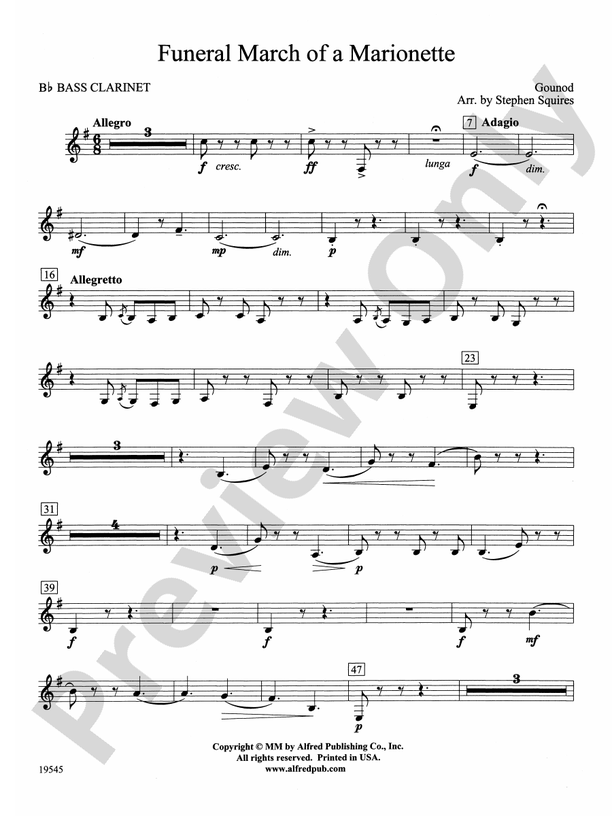 Funeral March of a Bflat Bass Bflat Bass