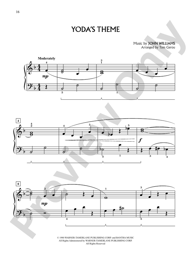 Yoda's Theme (from "Star Wars Episode V The Empire Strikes Back