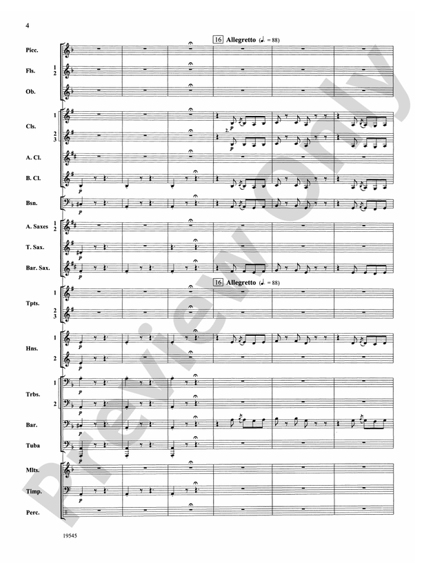 Funeral March of a Concert Band Conductor Score & Parts