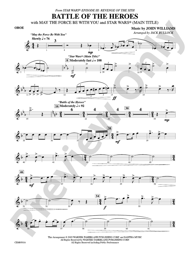 The Battle of the Heroes (from Star Wars® Episode III Revenge of the