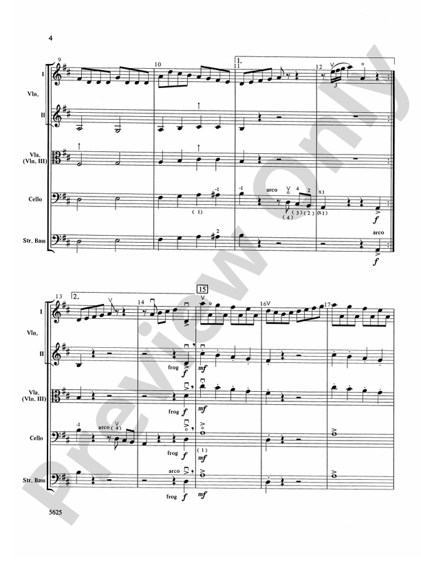 Serendipity Suite String Orchestra Conductor Score & Parts Richard