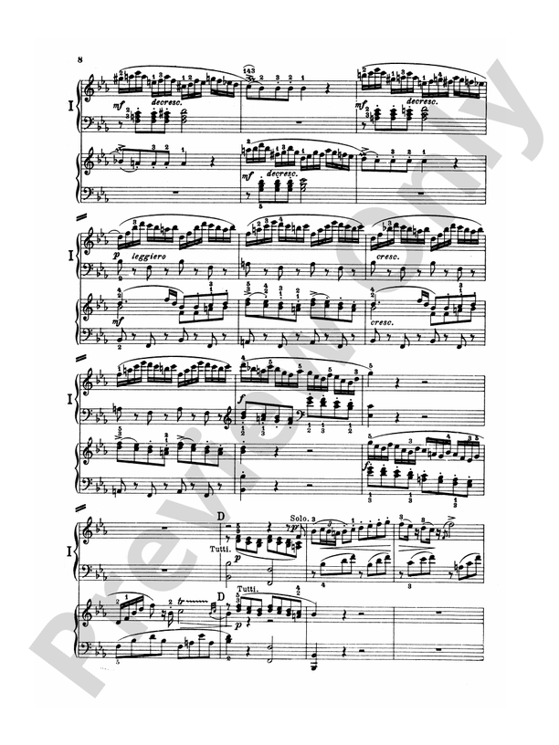 Mozart Piano Concerto No. 10 in E flat Major for Two Pianos, K. 365