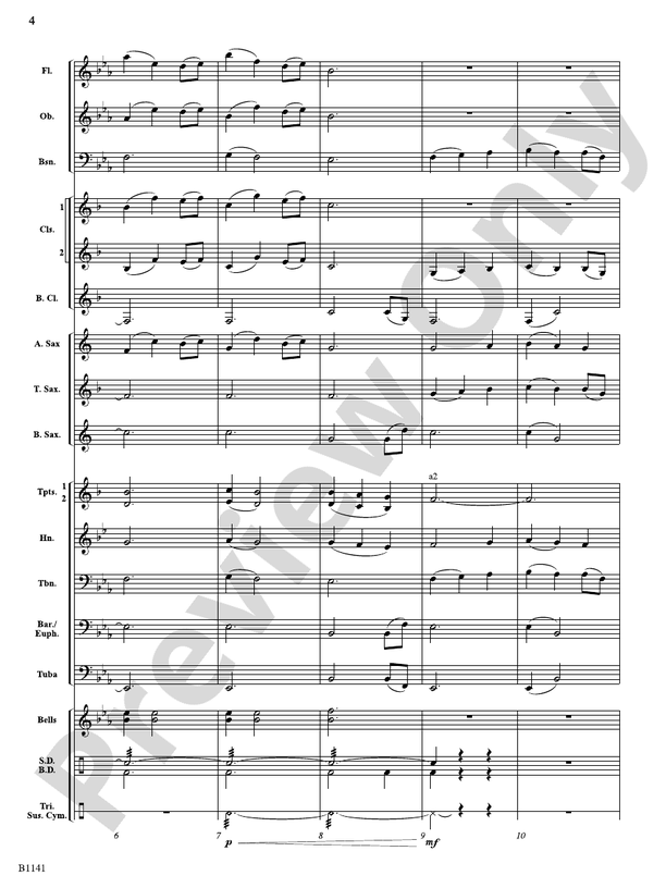 Quietly Come and Whisper Score Craig Alberty Digital Sheet Music