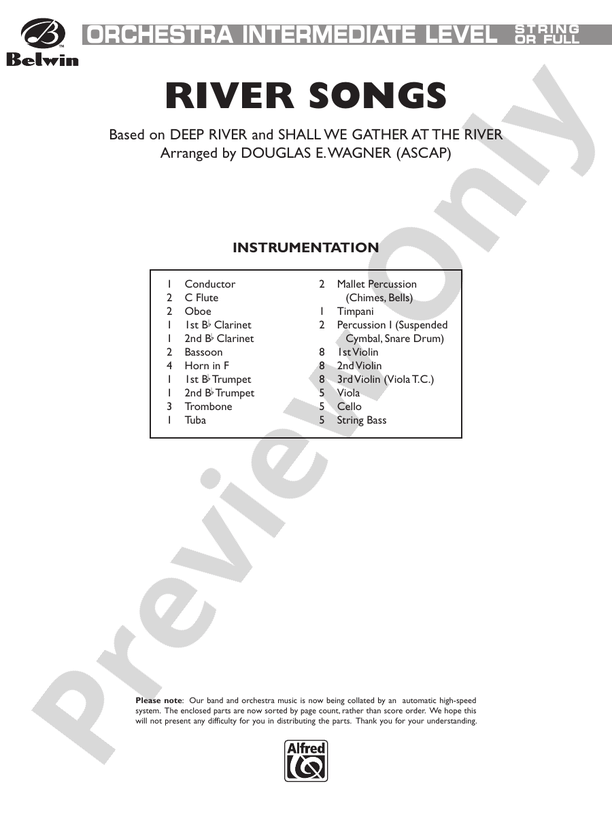 River Songs (based on "Deep River" and "Shall We Gather at the River