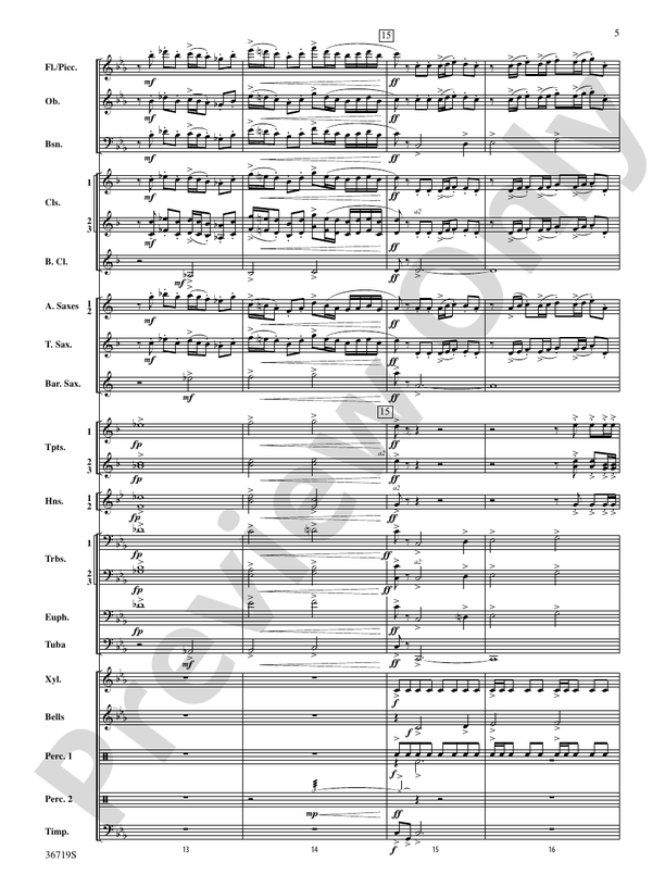 Ignition Concert Band Conductor Score & Parts Todd Stalter Digital