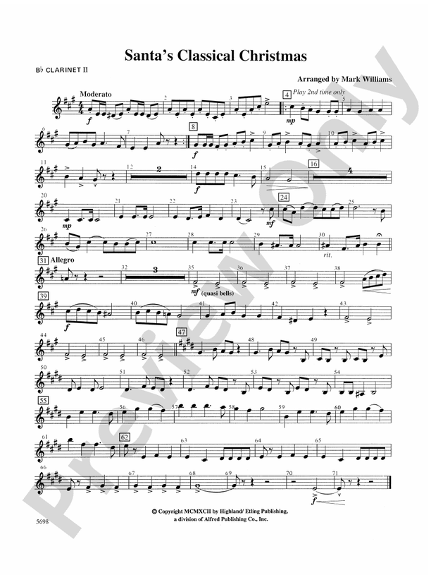 Santa's Classical Christmas 2nd Bflat 2nd Bflat