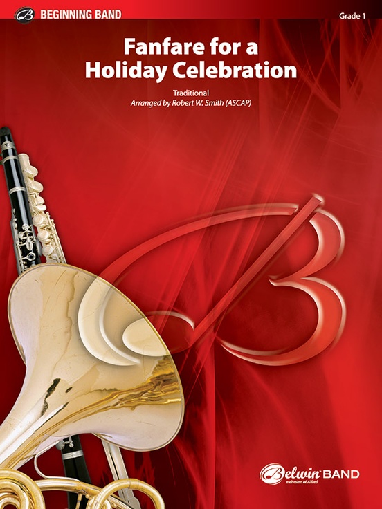 Fanfare for a Holiday Celebration Concert Band Conductor Score & Parts