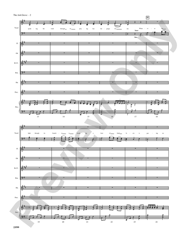 The Ash Grove Choral Octavo SoundPax Digital Sheet Music Download