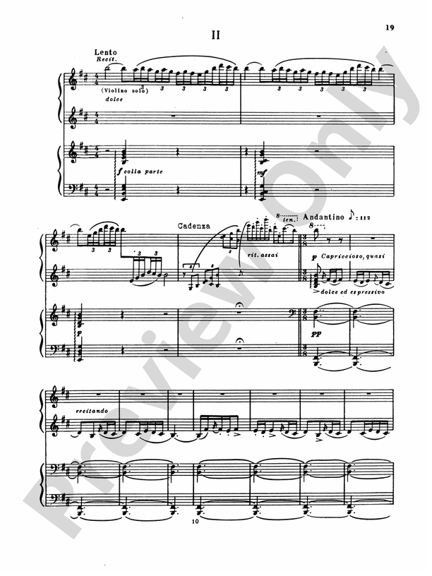 RimskyKorsakov Scheherazade II. Lento Part Digital Sheet Music