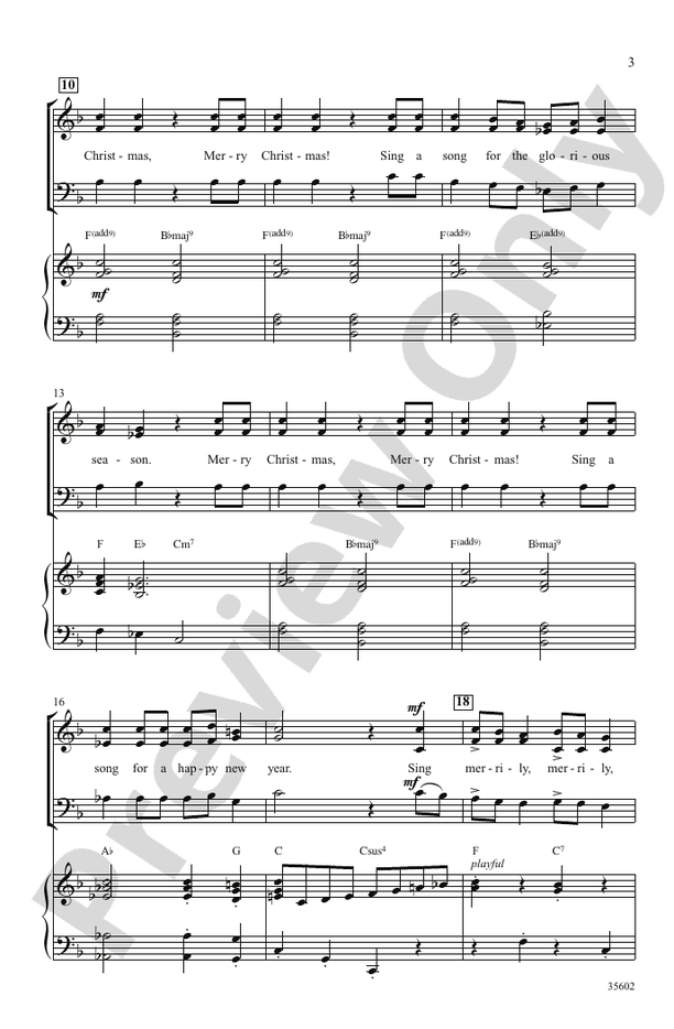 Merry Christmas, Merry Christmas (from Home Alone 2) SAB Choral Octavo John Williams Digital