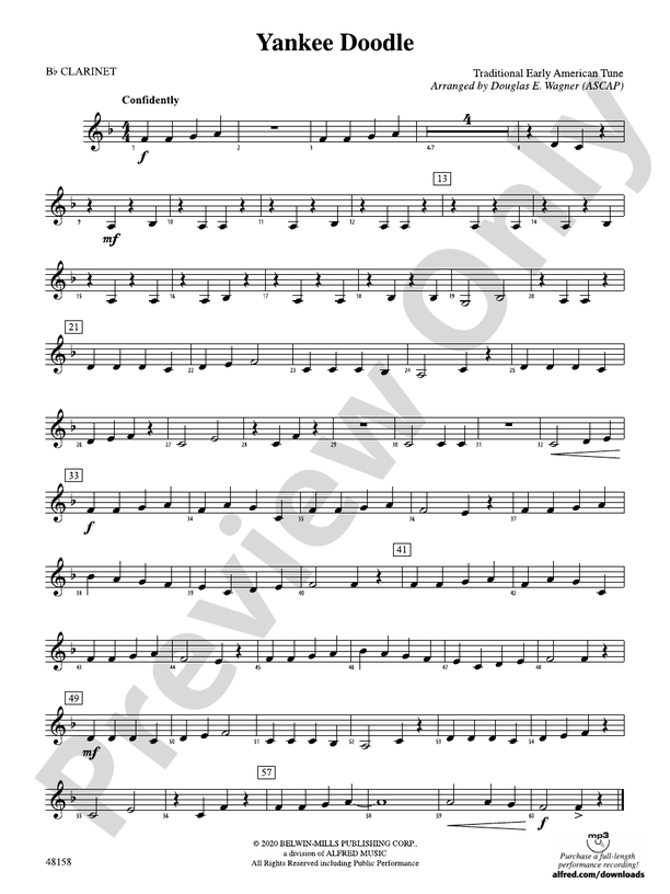 Yankee Doodle 1st Bflat 1st Bflat Part Digital