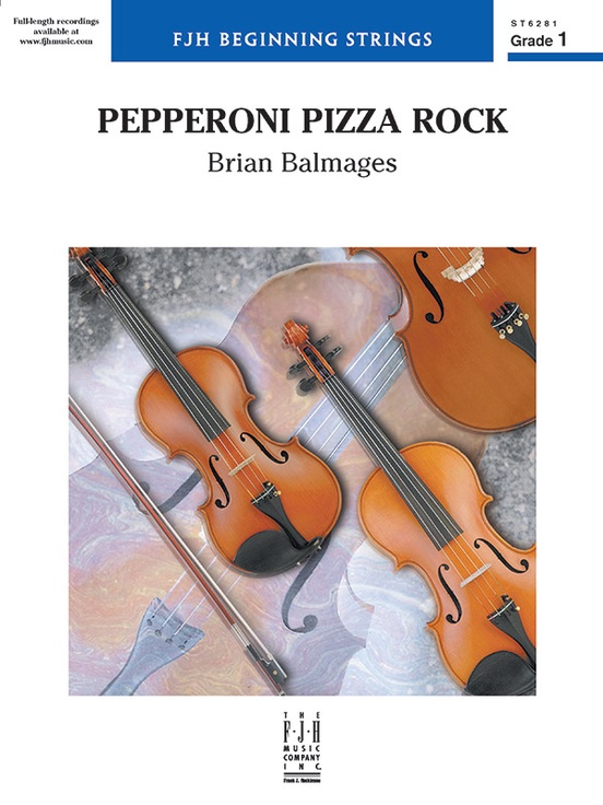 Pepperoni Pizza Rock String Orchestra Conductor Score & Parts Brian Balmages Sheet Music