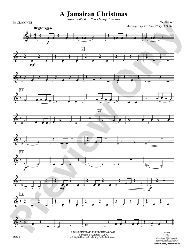 A Jamaican Christmas 1st Bflat 1st Bflat Part