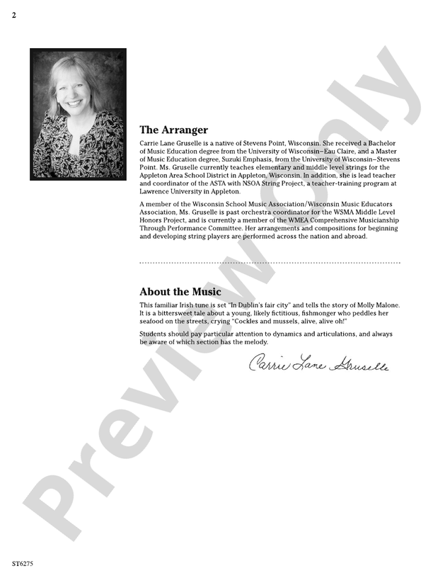 Cockles and Mussels Score Digital Sheet Music Download