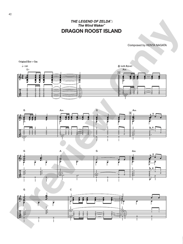 The Legend of Zelda™ The Wind Waker™ Dragon Roost Island Guitar