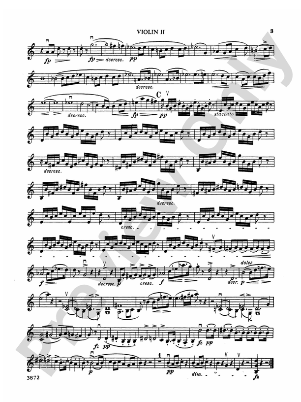 String Quintet in C Major, Op. 163 2nd Violin 2nd Violin Part