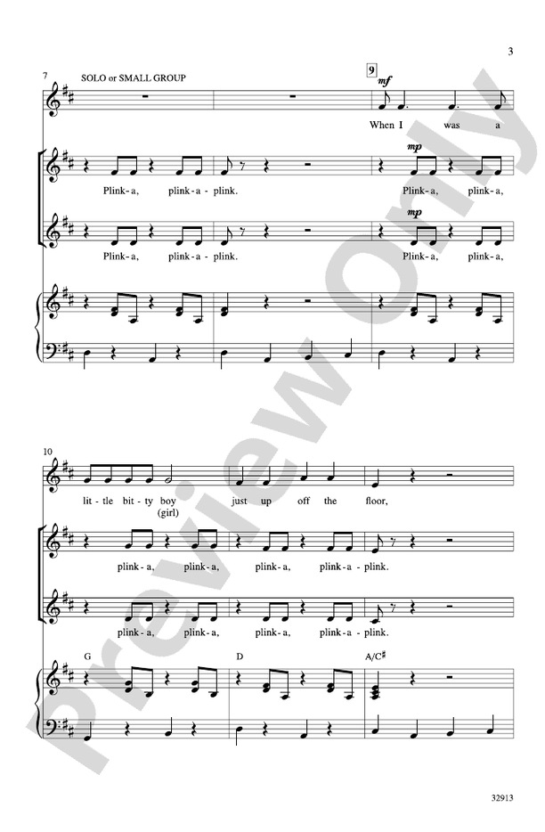 Grandma's Feather Bed 2Part Choral Octavo Jim Connor Digital Sheet