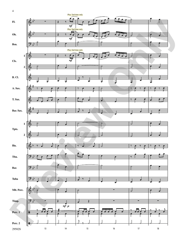 Anchors Aweigh Concert Band Conductor Score & Parts Charles A