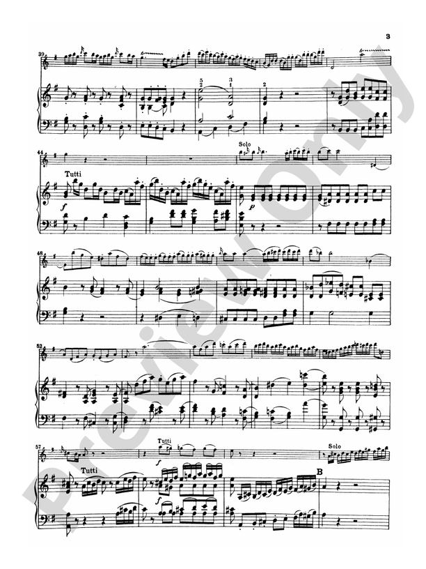 Mozart Concerto No. 1 in G Major, K. 313 Flute Part(s) Wolfgang Amadeus Mozart Digital