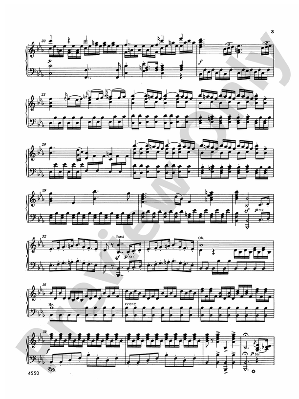 Hummel Concerto in E flat Major Trumpet Part(s) Johann Nepomuk