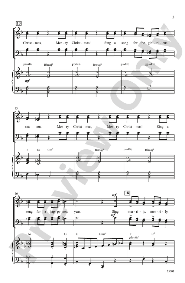 Merry Christmas, Merry Christmas (from Home Alone 2) SATB Choral