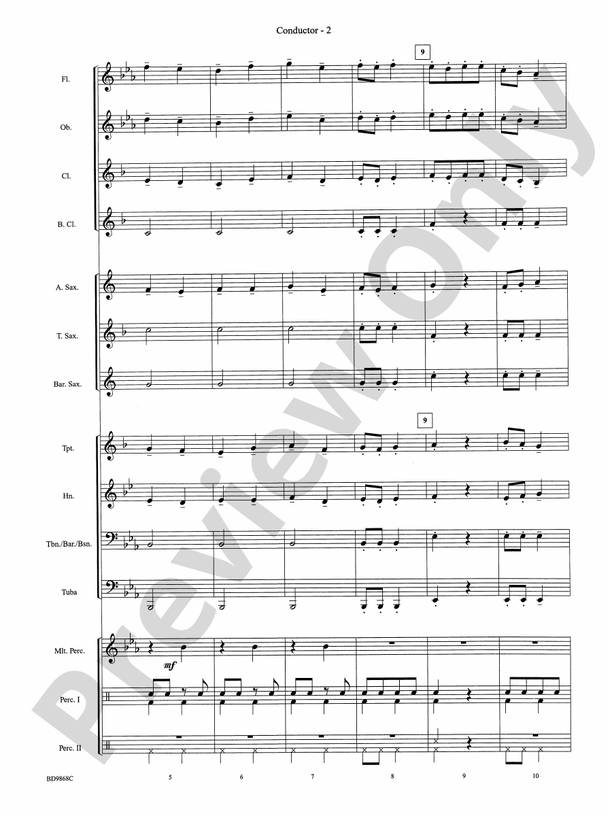 Trepak from The Nutcracker Concert Band Conductor Score & Parts