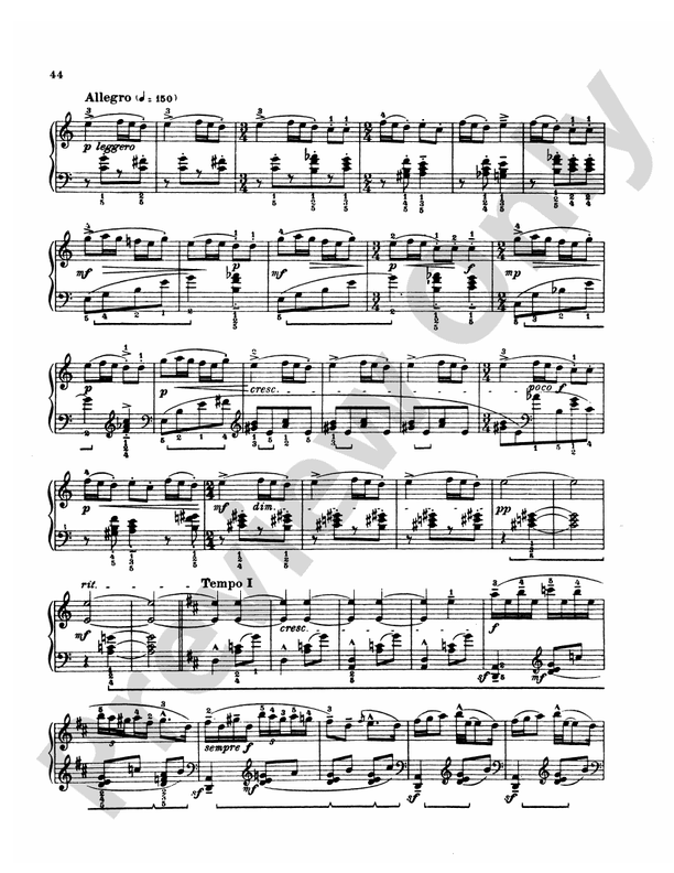 Bartók Album for Piano Sonatina Part Digital Sheet Music Download