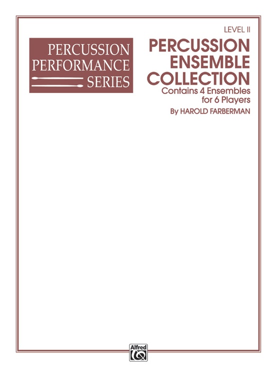 Percussion Ensemble Collection, Level II Percussion Ensemble Book