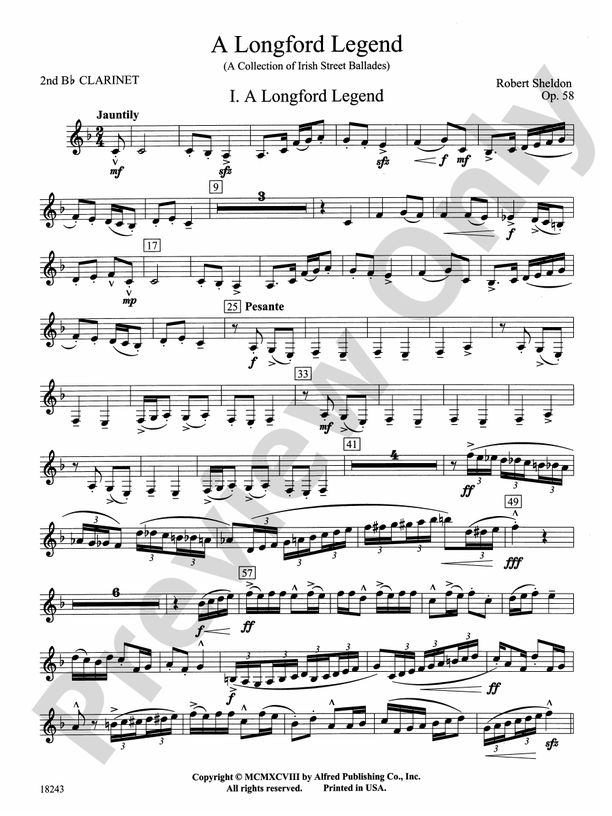 A Longford Legend 2nd Bflat 2nd Bflat Part