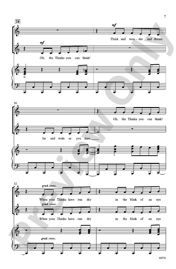 Seussical the Musical A Choral Medley 2Part Choral Octavo Stephen