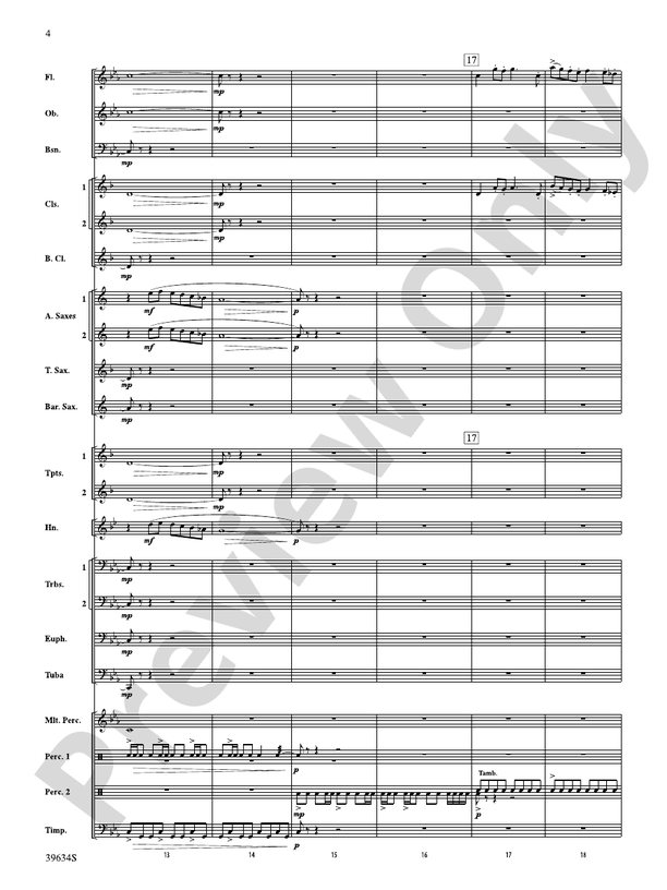 Counterbalance Concert Band Conductor Score & Parts Todd Stalter