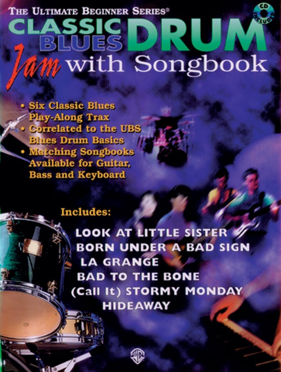 Ultimate Beginner Series Drum Jam with Songbook Classic Blues Sheet Music