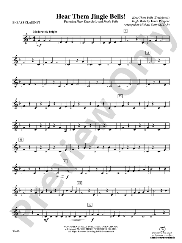 Hear Them Jingle Bells! Bflat Bass Bflat Bass