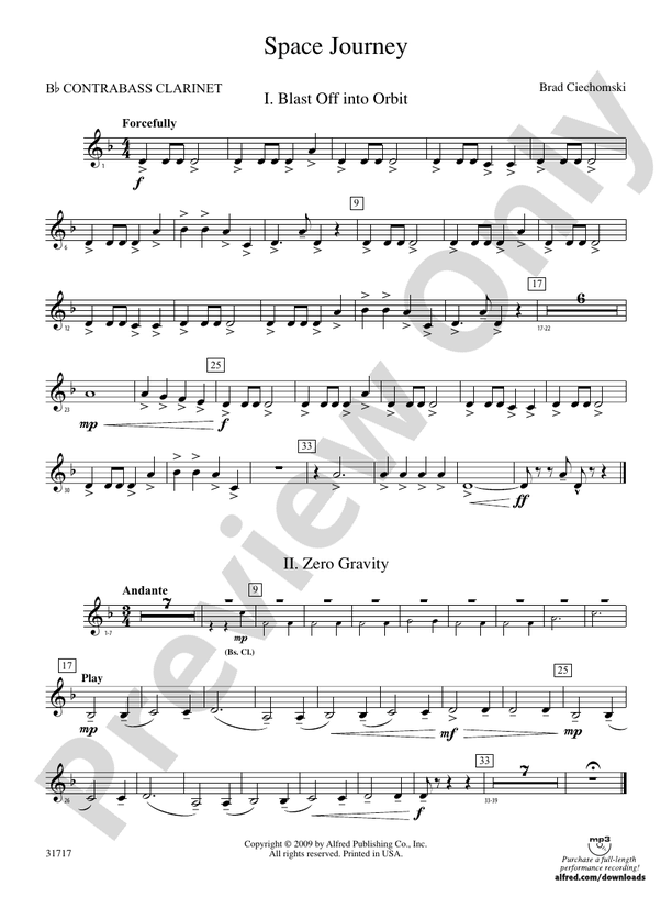 Space Journey (wp) Bflat Contrabass (wp) Bflat Contrabass