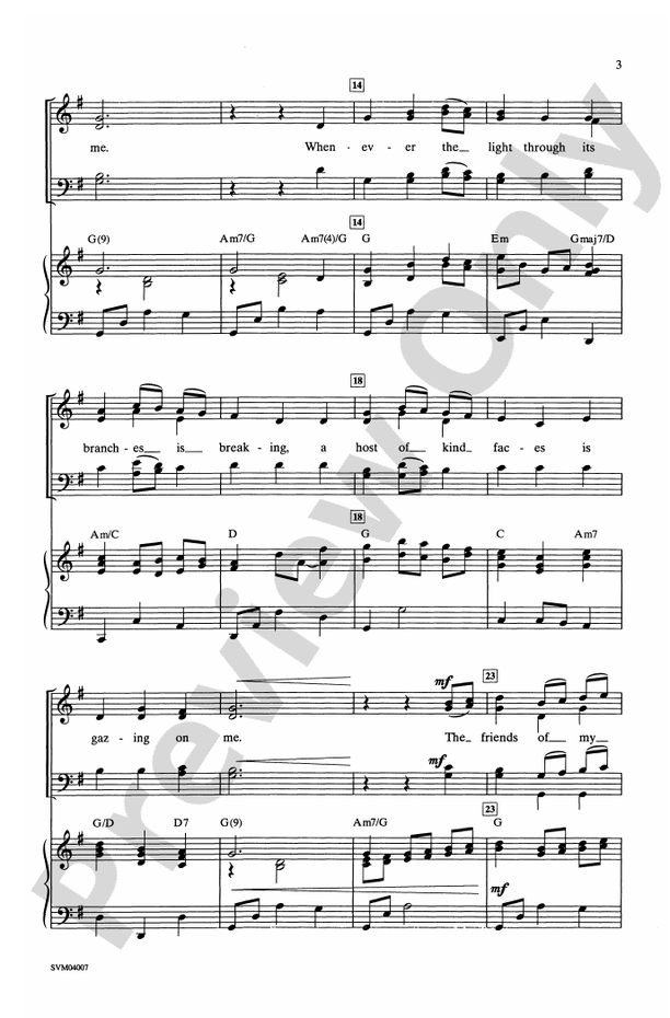 The Ash Grove SATB Choral Octavo Digital Sheet Music Download
