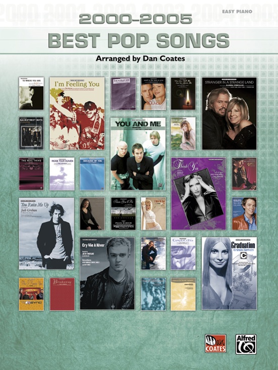 20002005 Best Pop Songs Piano Book Sheet Music