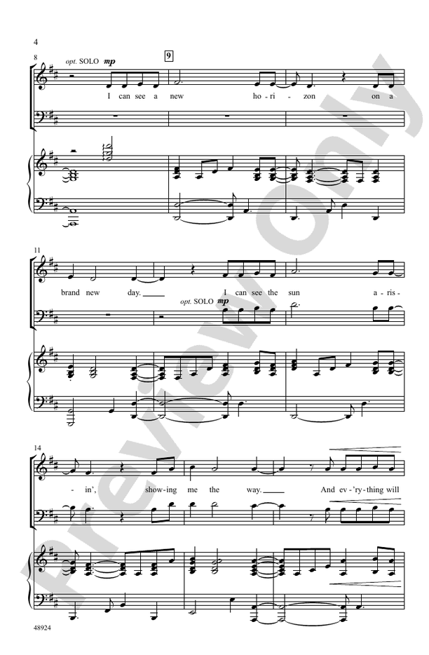 A New Horizon 3Part Mixed Choral Octavo Greg Gilpin Digital Sheet Music Download