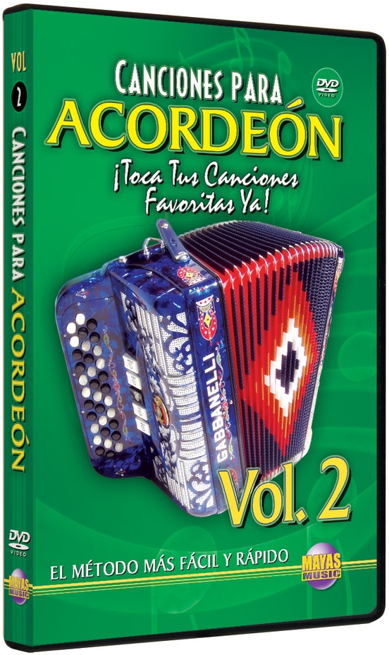 Canciones para Acordeón Vol. 2 Accordion DVD Alfred Music