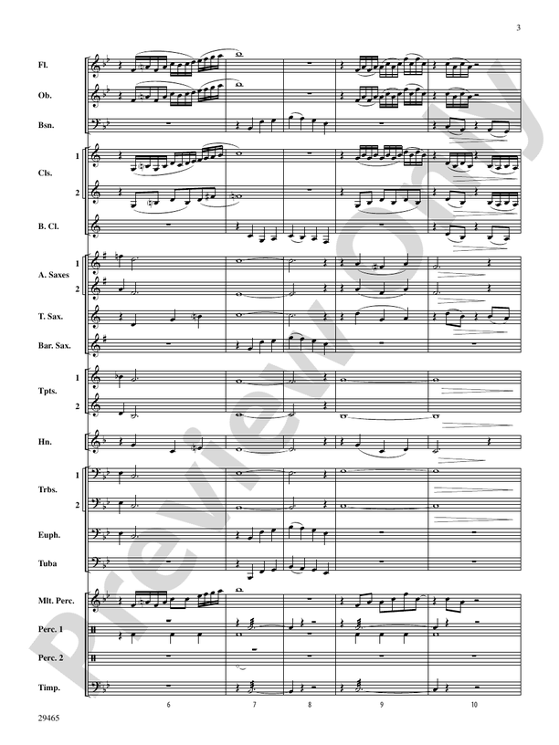 Thrill Ride Concert Band Conductor Score & Parts Brendan McBrien