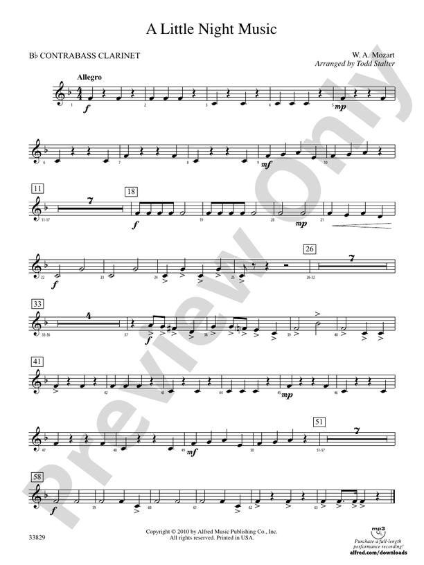 A Little Night Music (wp) Bflat Contrabass (wp) Bflat(03)