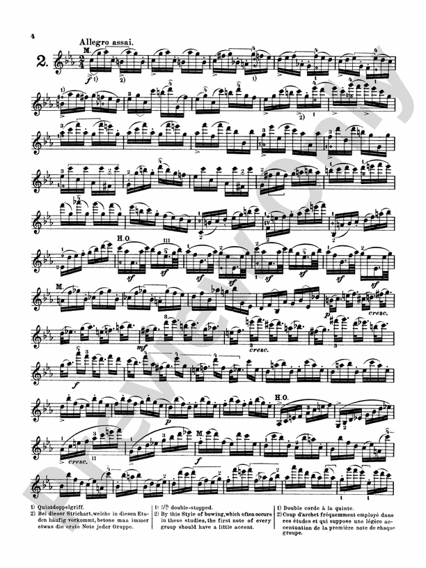 Gaviniés TwentyFour Etudes No. 2 Part Digital Sheet Music Download