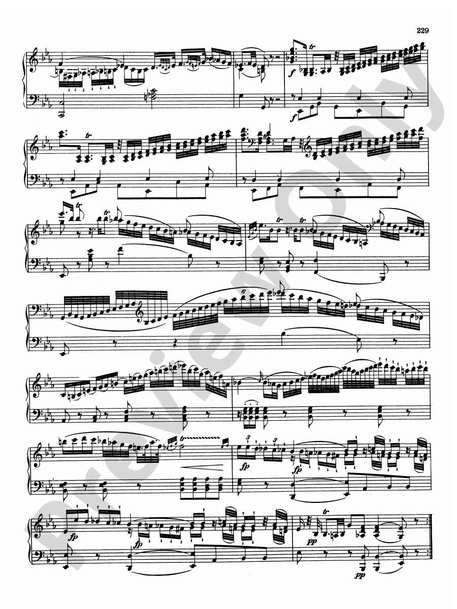 Mozart Sonatas (Urtext) Fantasy No. 2 in C Minor, K. 396 Part