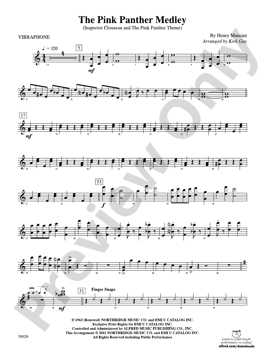 The Pink Panther Medley (Inspector Clouseau and The Pink Panther Theme