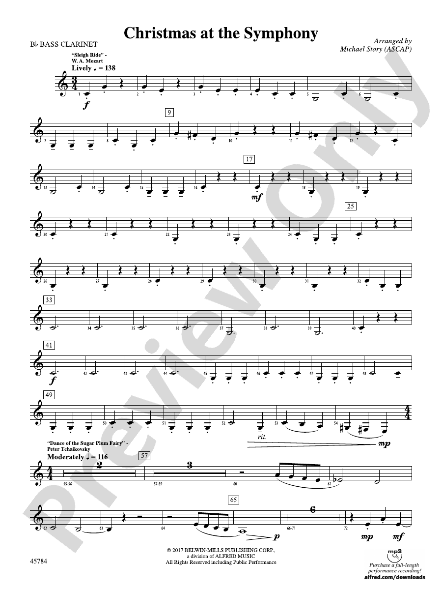 Christmas at the Symphony Bflat Bass Bflat Bass