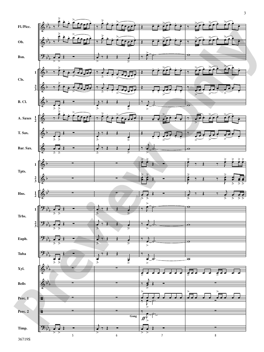 Ignition Concert Band Conductor Score & Parts Todd Stalter Digital