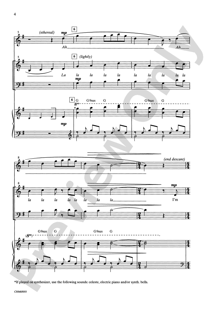 When Christmas Comes to Town (from The Polar Express) SATB Choral