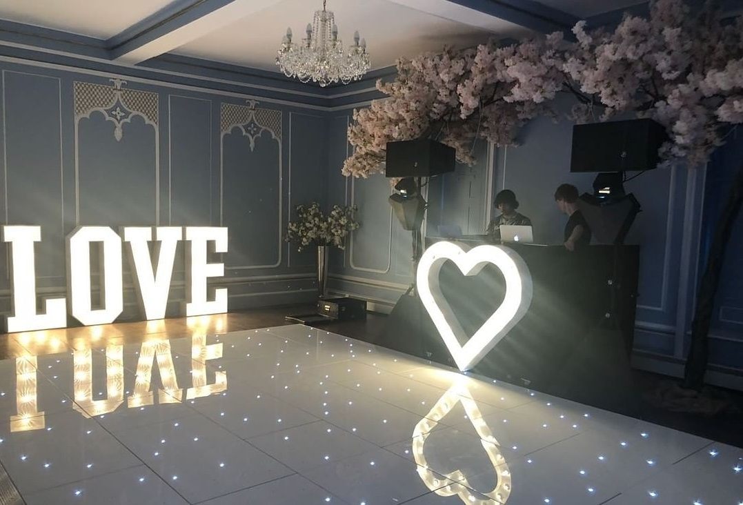 White LED Dance Floor Dance Floor Hire Essex Alive Network