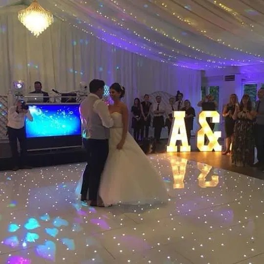 White LED Dance Floor Dance Floor Hire Essex Alive Network