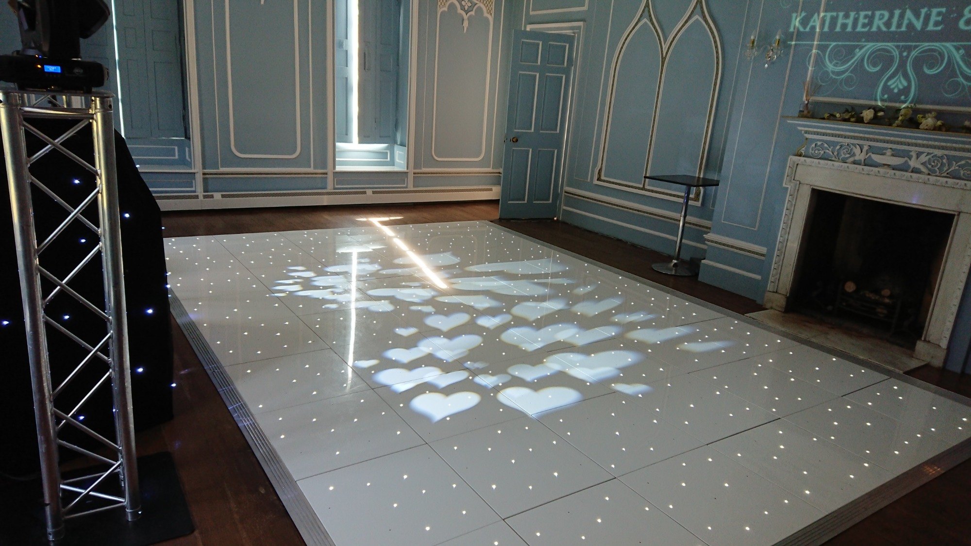 White LED Dance Floor Dance Floor Hire Essex Alive Network