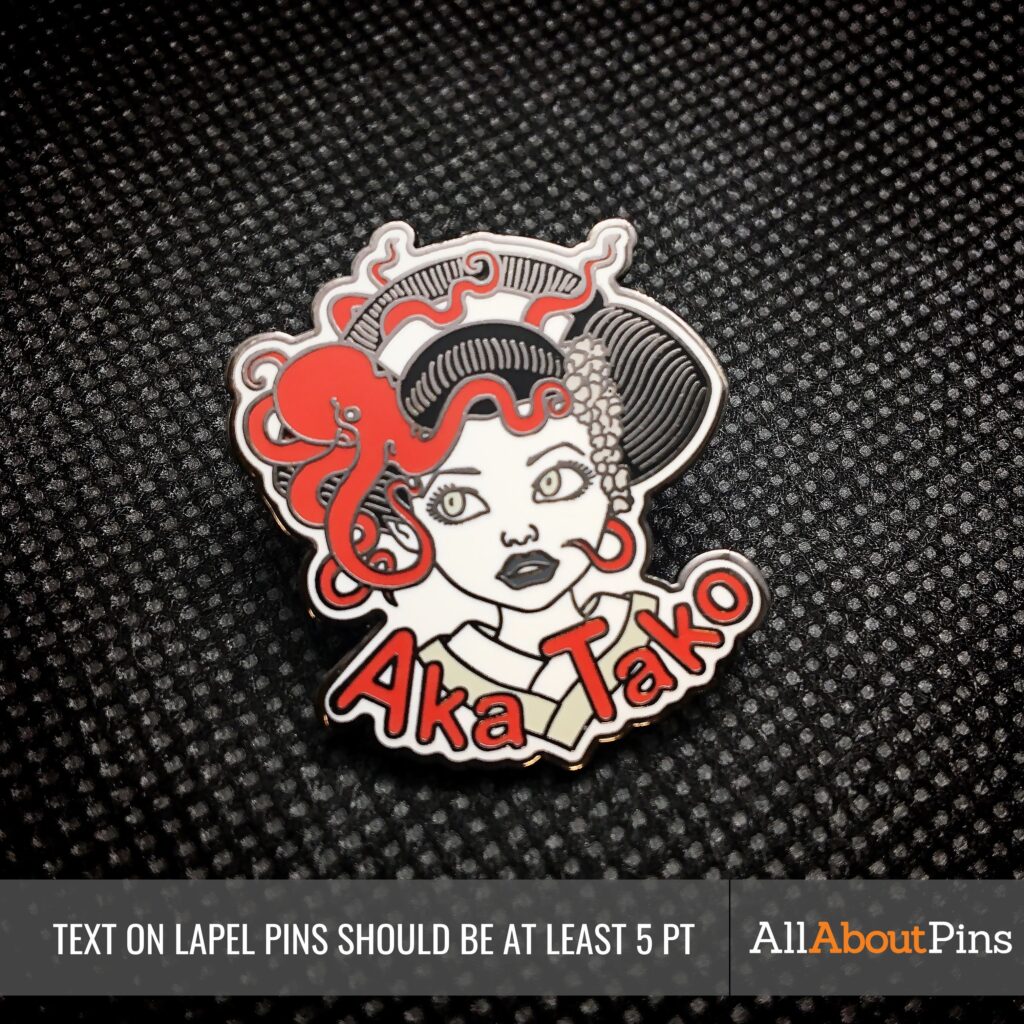 Custom Pins 101 Text and Typography